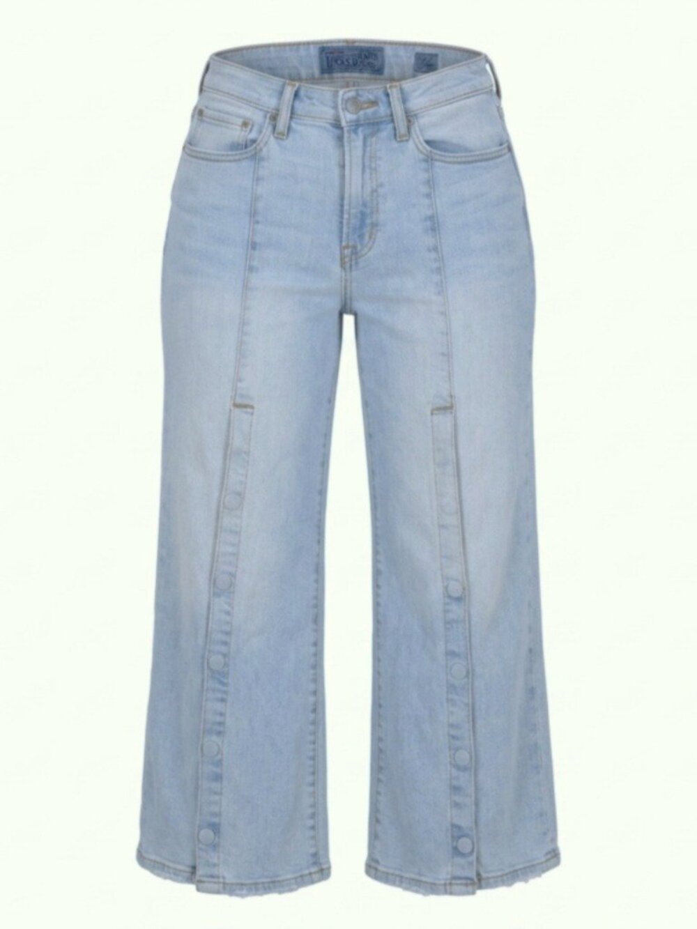 Lucky Brand Lucky Pins Light Wash Button‑Front Jeans Women’s Size 4/27